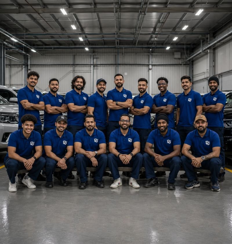 Raddad Car Wash team Dubai